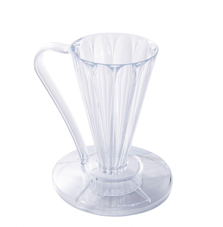 Cafec Flower Dripper Deep 27 Clear - Bean Bros.