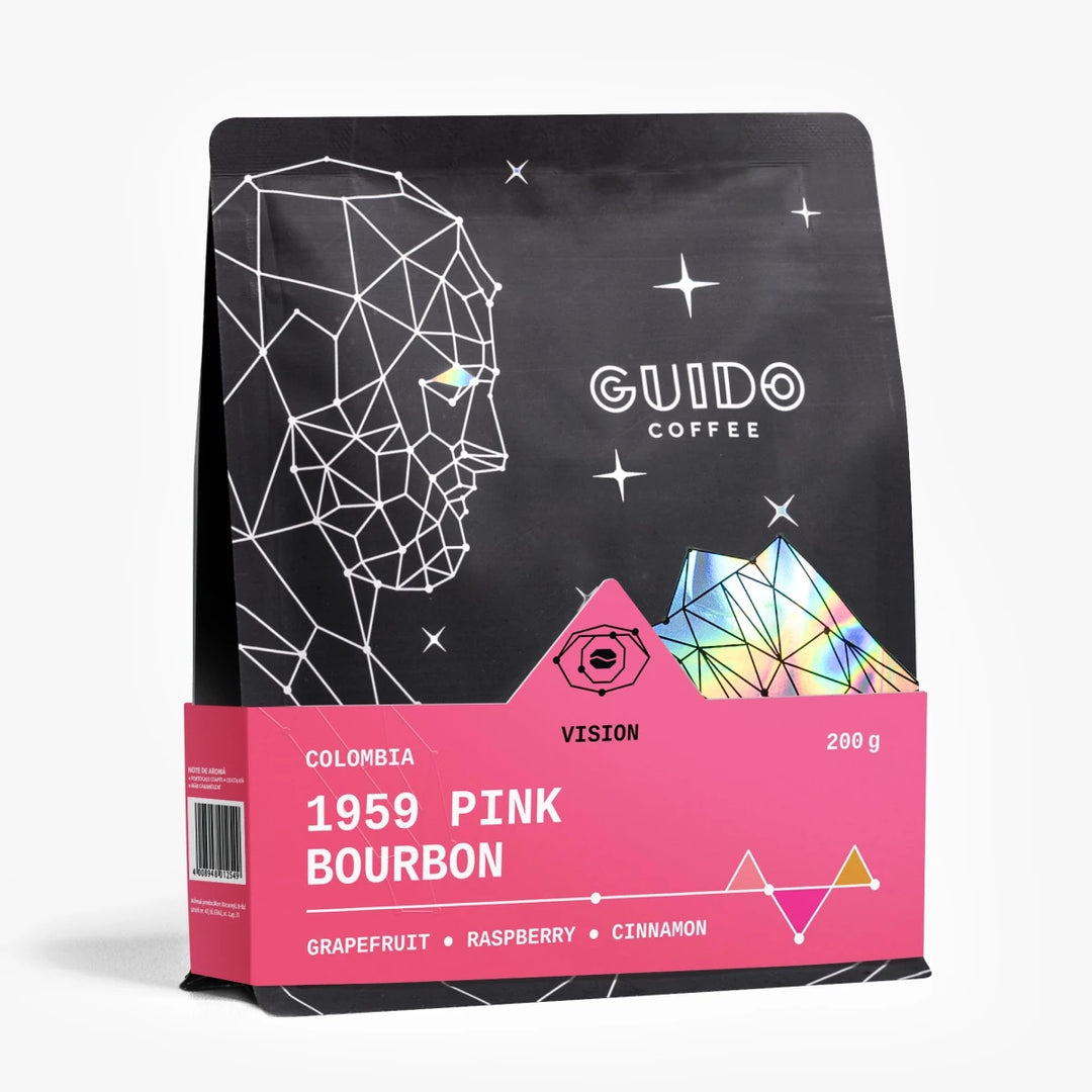 Confezione da 200 g di Colombia 1959 Pink Bourbon di Guido