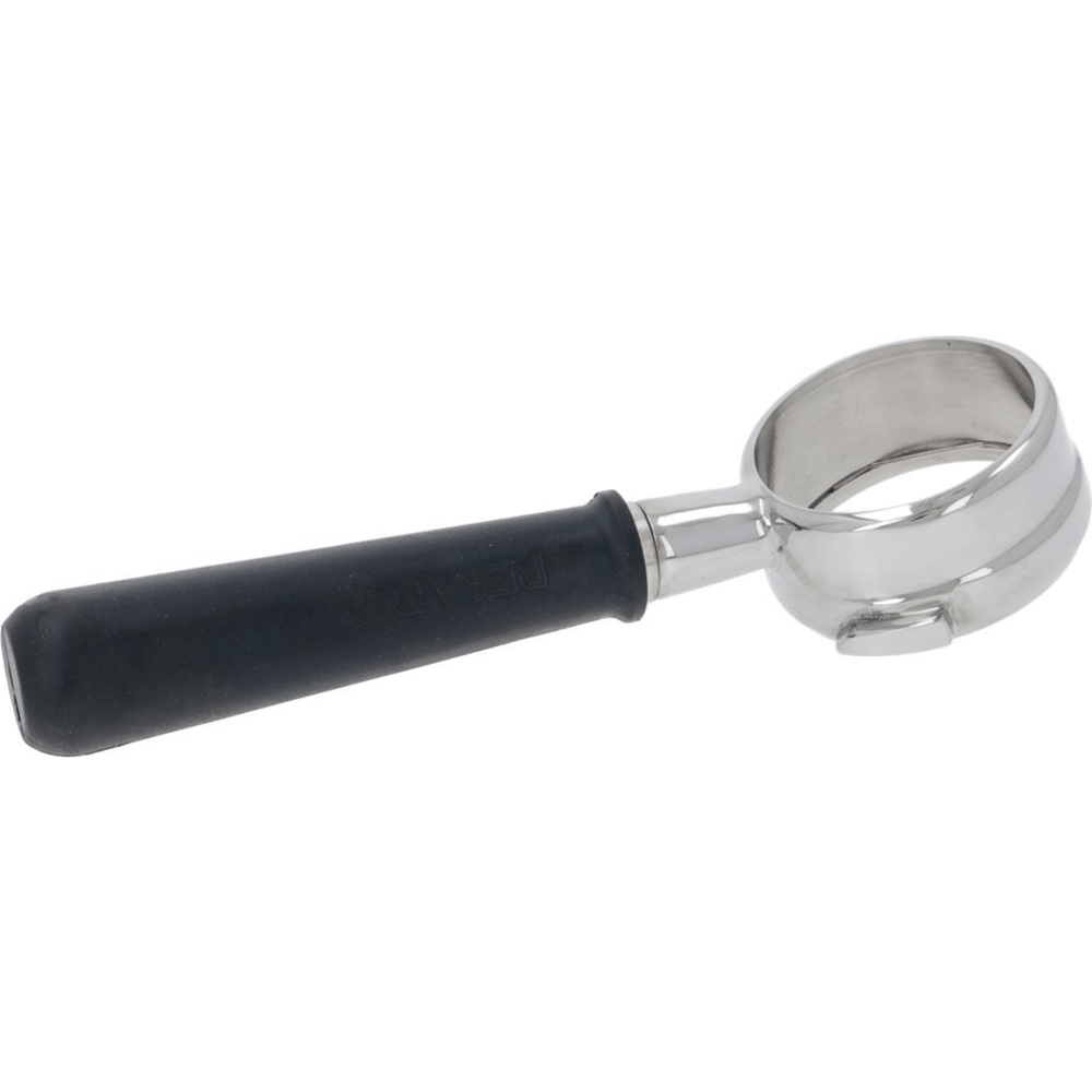 Filter Holder Bottomless PESADO - Stainless Steel with rubber handle - Bean Bros.