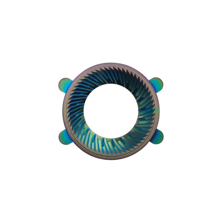 Hypernova Iridescent Titanium 58mm Flat Burrs - Bean Bros.
