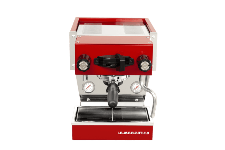 La Marzocco Linea Micra Rossa, vista frontale con portafiltro