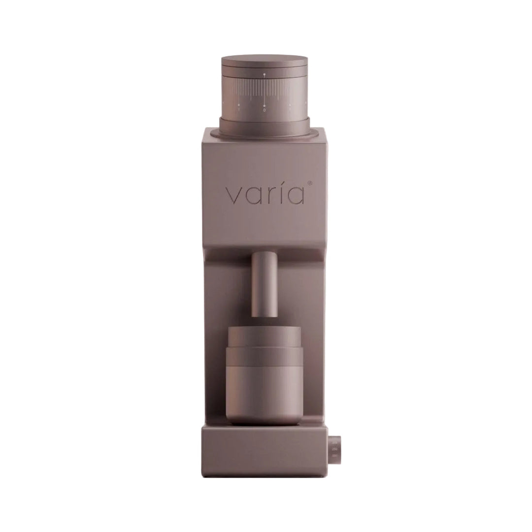 Macinacaffè Varia VS4 rosa, open box mai usato, vista frontale