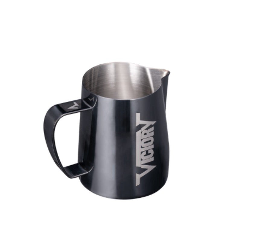 Victory Milk Pitcher 350ml Black Titanium - Bean Bros.