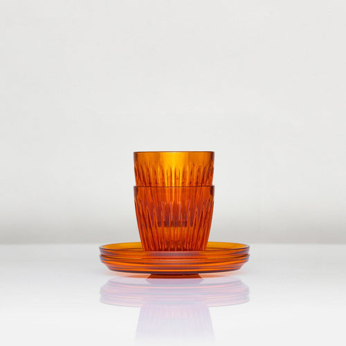 Tazza HuskeeRenew da 3 oz per espresso - Ambra Set di 2