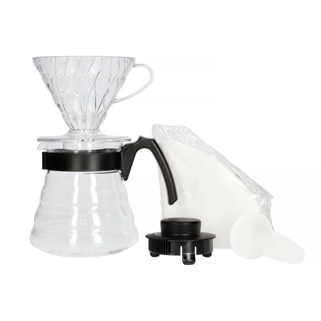 Hario V60 Coffee Maker Set Dripper + Server + Filters