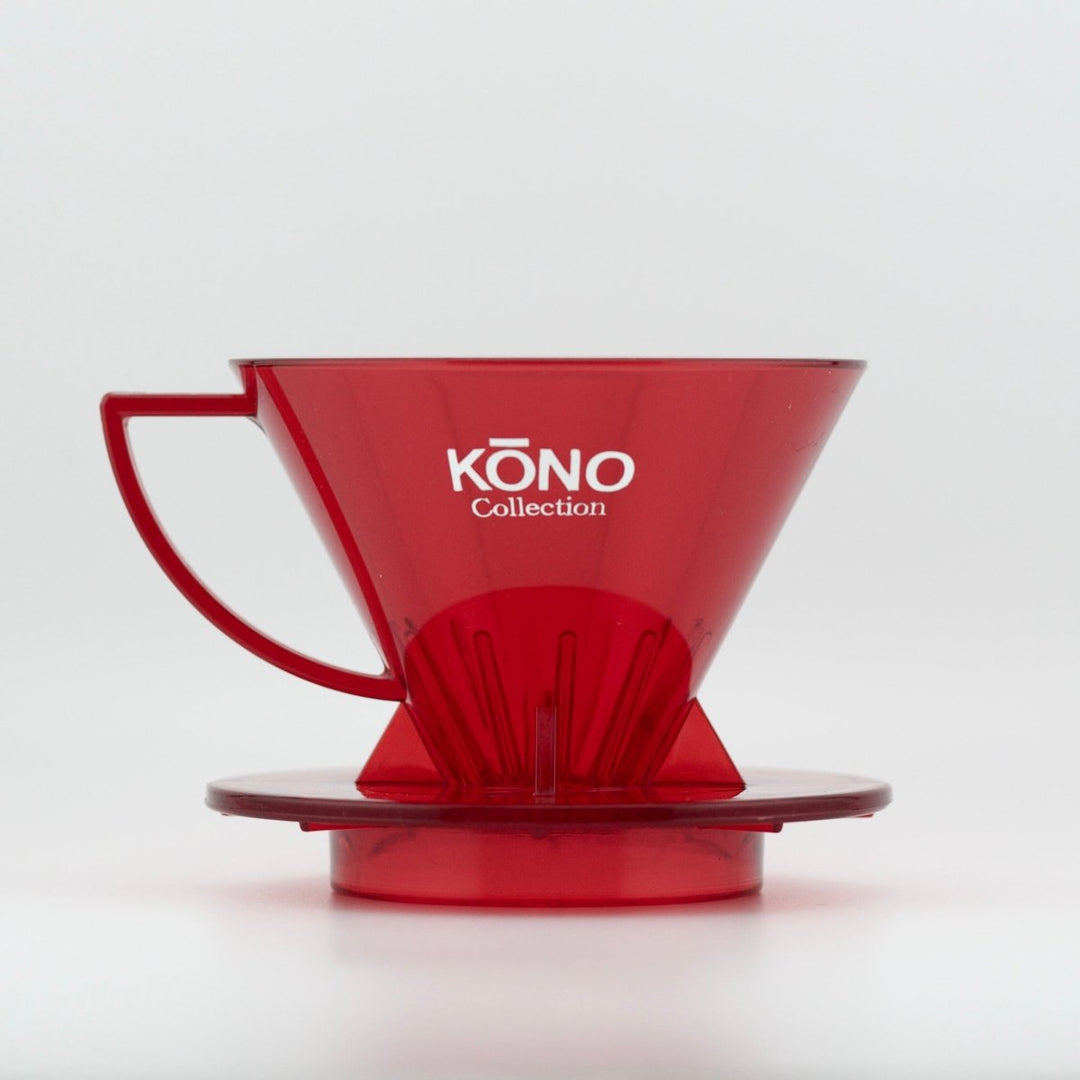 Kono Meimon Coffee Dripper - Red - Bean Bros.