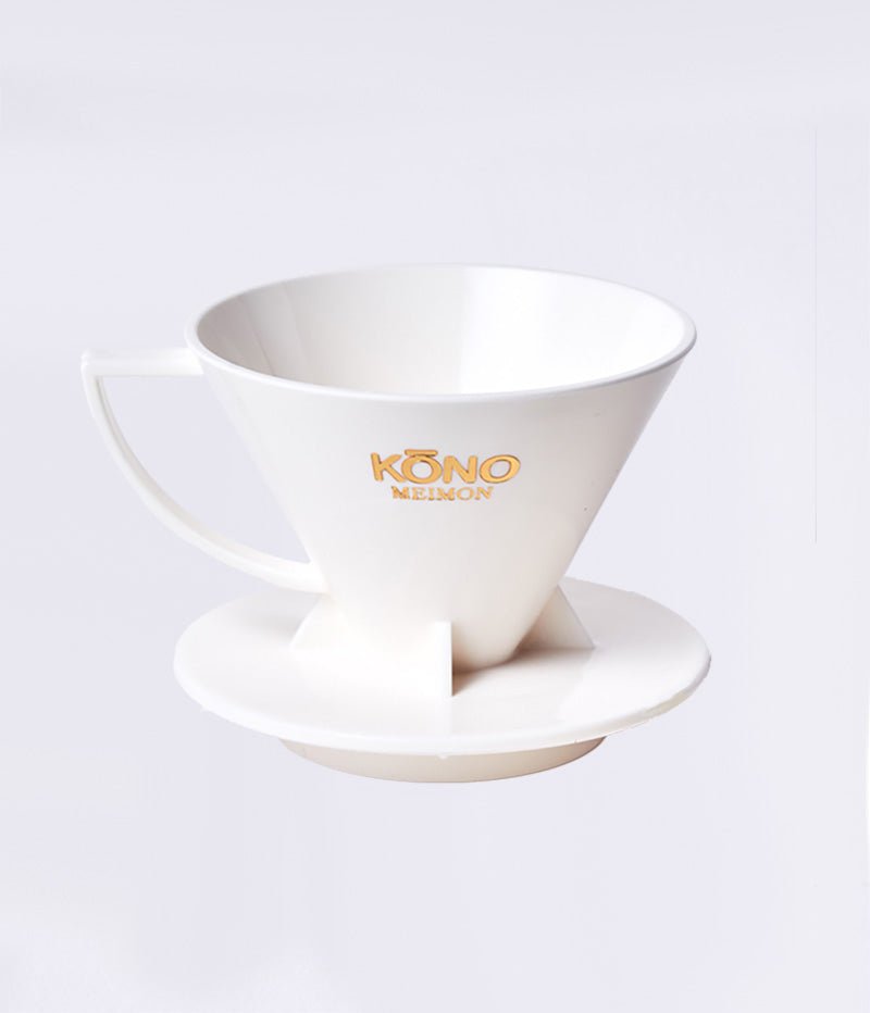 KONO Meimon Coffee Dripper - White - Bean Bros.